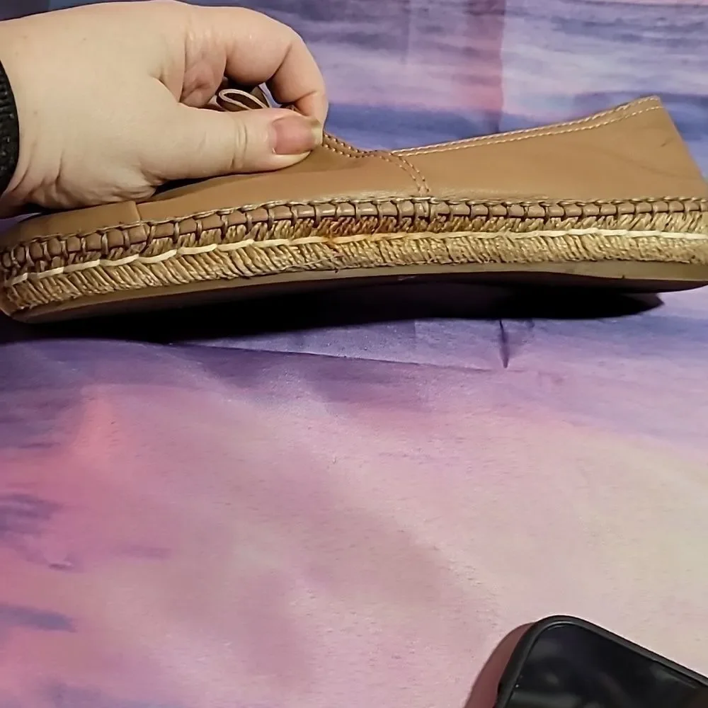 Prada Espadrilles With Bow - Beige Leather Size EU 37.5